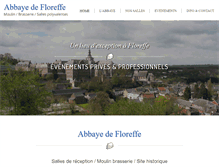 Tablet Screenshot of abbaye-de-floreffe.be